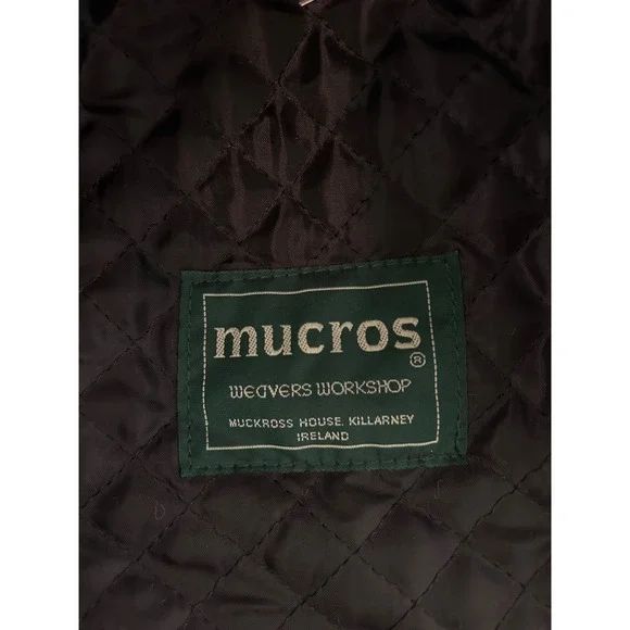 NWT Mucros weavers workshop trinity 100% wool flat cap ireland gray red tweed XL - Picture 3 of 8